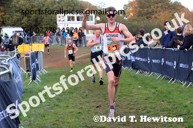 Senior Mens 2025 National Cross Country Relays, Berry Hill Park, Mansfield. Photo: David T. Hewitson/Sports for All Pics